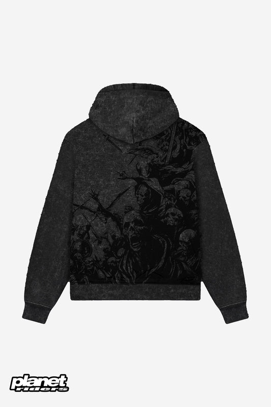 Heaven Falls Hoodie Dolly Noire, Acid Black