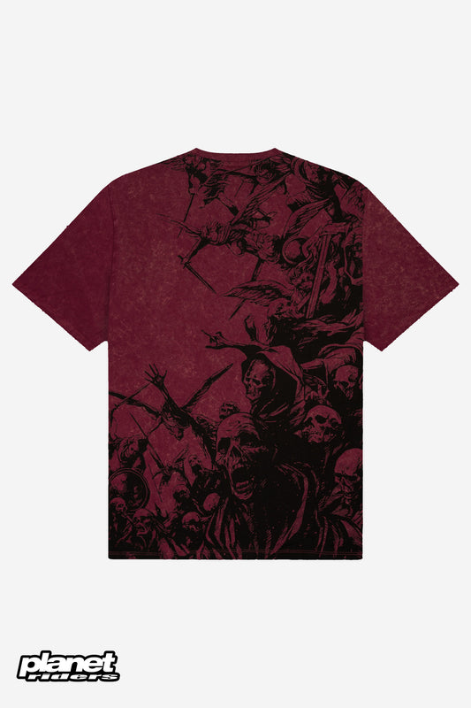 Heaven Falls Tee Dolly Noire, Acid Red