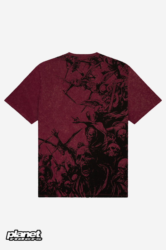 Heaven Falls Tee Dolly Noire, Acid Red